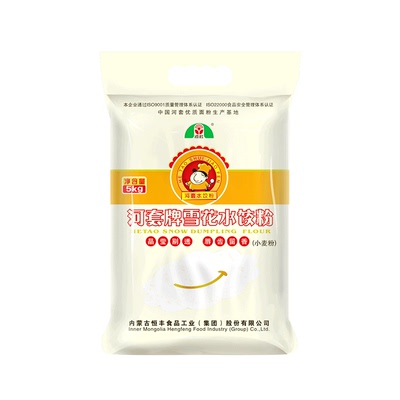 河套牌雪花水饺粉斤装饺子专用粉
