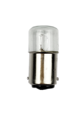 机床指示灯B15 24V48V110V220V5W10卡口灯泡三色灯报警灯平头灯泡