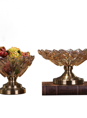 玻璃欧式风干果罐器皿家居装饰