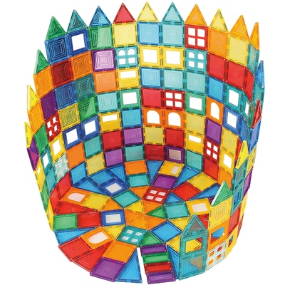 智邦彩窗磁力片散件补充配件积木