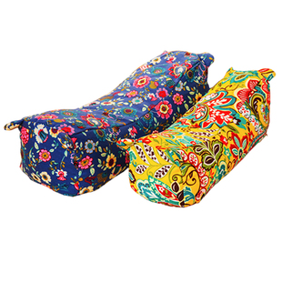 颈椎空枕头套 没填充装荞麦壳小圆柱型枕头皮子 换洗外套内胆套