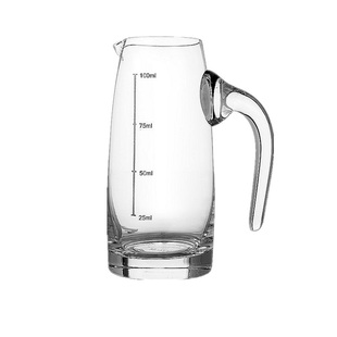 带刻度加厚白酒壶白酒分酒器白酒杯水晶玻璃公杯烈酒小酒盅小茶海