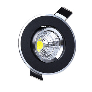 超薄led小射灯嵌入式3W开孔55mm5.5cm6公分5厘米家用小孔天花灯