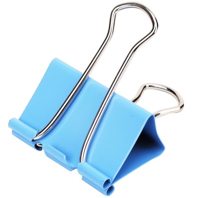 金优彩色大码小号钞票钱铁夹子鱼尾燕尾长尾夹票据夹办公用品文具