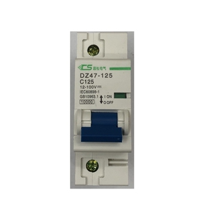 直流断路器100安 空气开关DC12V 24V48V72伏 1P大电流空开125A 2P