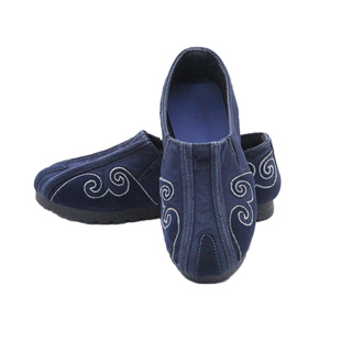 行者至尚武当太极鞋传统手工帆布鞋道士晨练功夫鞋武术训练云勾鞋