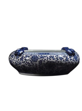 花瓶仿古手绘青花瓷景德镇陶瓷器