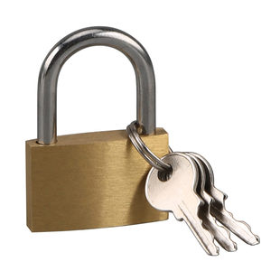 赛拓 纯铜挂锁圆腰 防水防锈防盗铜锁仓库大铁门锁头带钥匙
