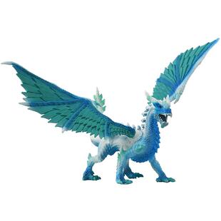 德国思乐冰雪风暴龙冰龙恐龙模型schleich中国龙奥鲁恩火龙飞翼龙