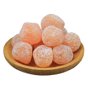 糖金桔饼老式蜜饯小冰糖红月饼馅乔饼片丁柑坨子泡茶水橘饼干500g