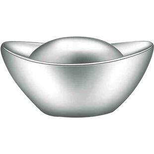 金言999纯银元宝定制空心银锭白银投资收藏公司开业生日商务礼品