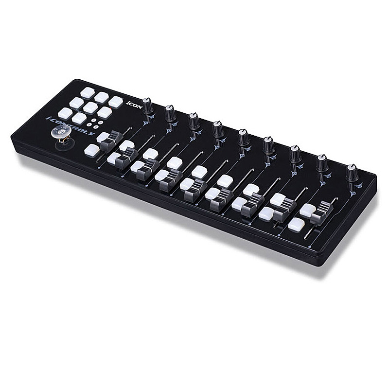 艾肯icontrols MIDI控制器 cubase宿主控制音轨推子混音台调音台