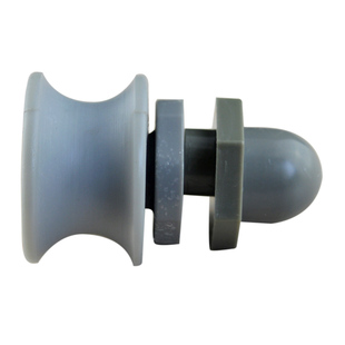 浴室滑轮淋浴房配件老式滑轮浴室移门偏心轮玻璃推拉门吊轮圆鼓轮