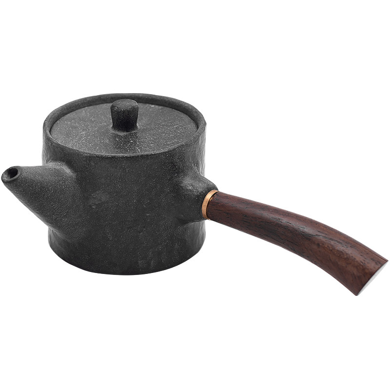 金团冰碛岩天然石头大号泡茶壶