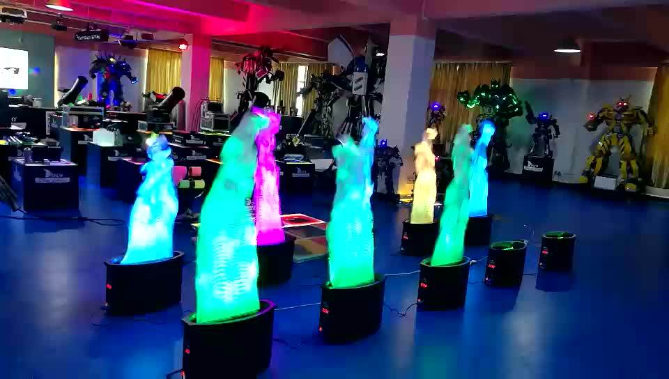Dmx512 Indoor Artificial Flame Led Fake Fire Silk Flame Effect Light