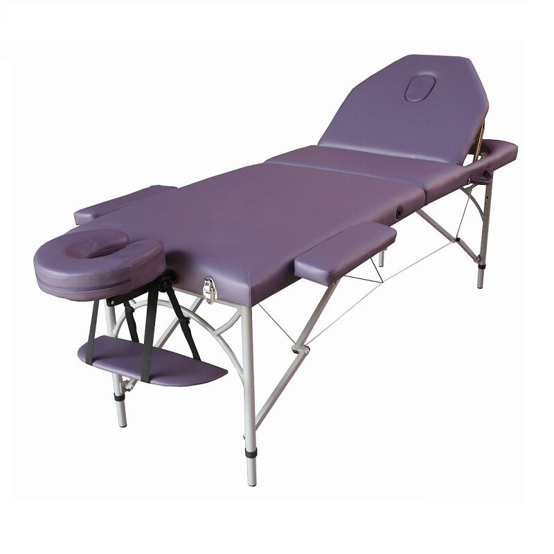 折叠中医美容美体推拿按摩床SPA艾灸床宽70靠背升降便携特价清仓