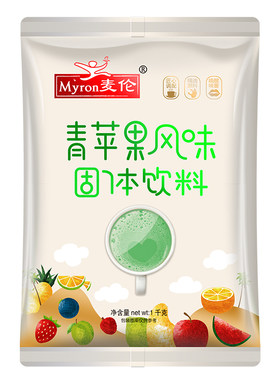 麦伦青苹果汁饮料冲剂饮品