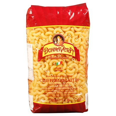 进口意大利面条维拉通心粉