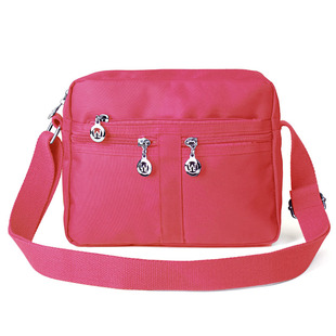 文力妈妈包2022新款简约百搭尼龙牛津帆布单肩中老年女士小背包包