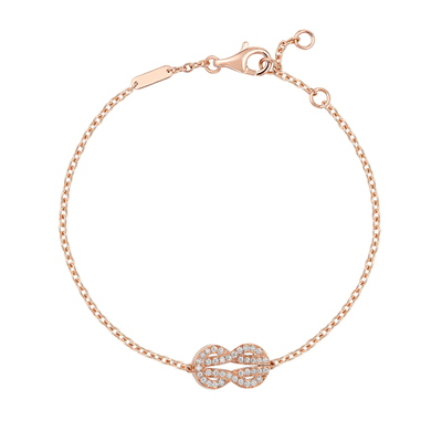 纯银18k金8度force108满钻手链