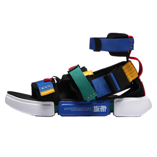 中国李宁 悟道2.0 ACE 巴黎走秀同款 潮流机能休闲凉拖鞋 AGBN079