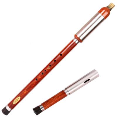 筚郎黑檀木红木横竖专业演奏巴乌