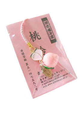 樱花铃铃当挂件日本制进口桃铃