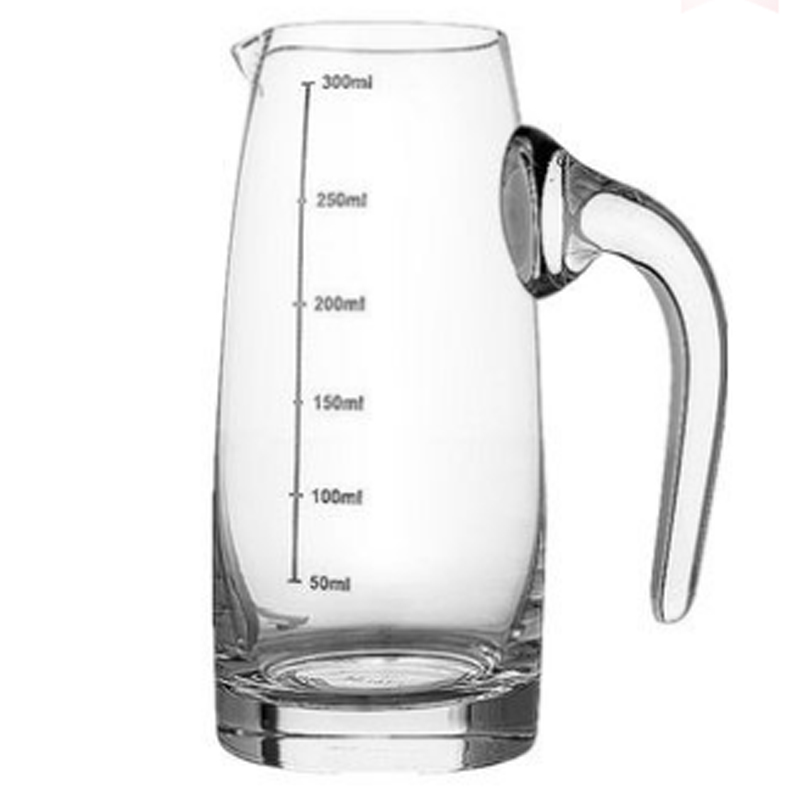 帶把分酒器 無(wú)鉛玻璃盛酒器紅酒果汁水壺大號(hào)扎壺 葡萄酒歐醒酒器