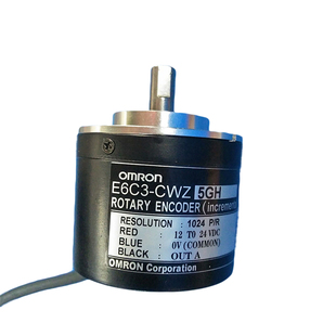 欧姆龙E6C3-CWZ5GH 100/360/1000/2000P/R增量式旋转编码器8mm轴