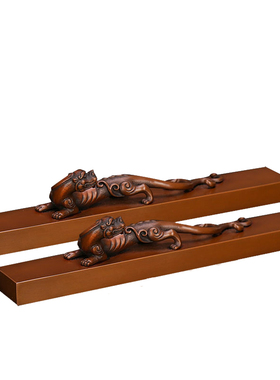 匠泽铜魂纯紫铜螭龙镇纸