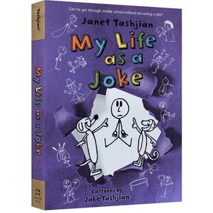 英文原版漫画书 The My Life系列 My Life As As Joke我的生活就像一个笑话 儿童英语图画故事书小学生趣味课外阅读书籍7-10-12岁