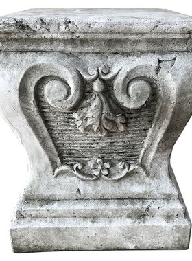 欧式罗马柱粗陶复古别墅装饰方形