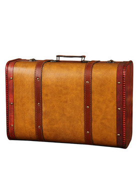 上海复古风老式手提箱道具木箱子