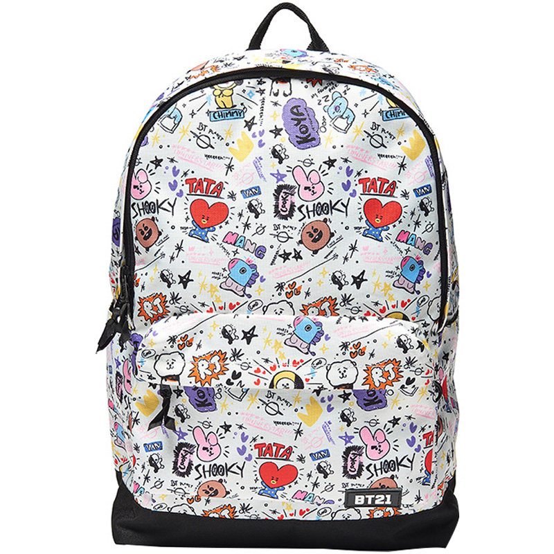 韩国bt21防弹少年团学生旅行包袋