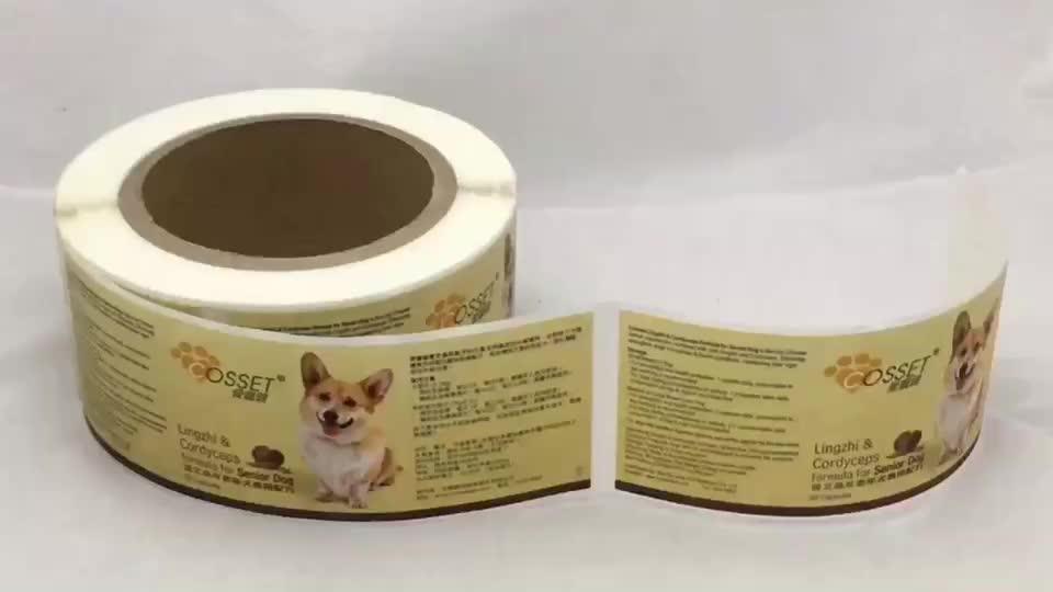 Professional Customized Plastic Labels Bottles Packaging Label Custom