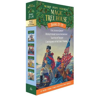 现货 英文原版 神奇树屋 21-24套装 Magic Tree House Volumes 21-24 Boxed Set 进口原版 中小学英文读物