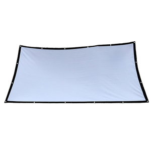 农村老式流动放映帆布投影仪机电影幕布 便携可折叠水洗不易发黄