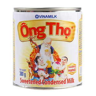 买2罐包邮/越南寿星公炼奶咖啡伴侣炼乳380克/做滴漏咖啡不可缺少