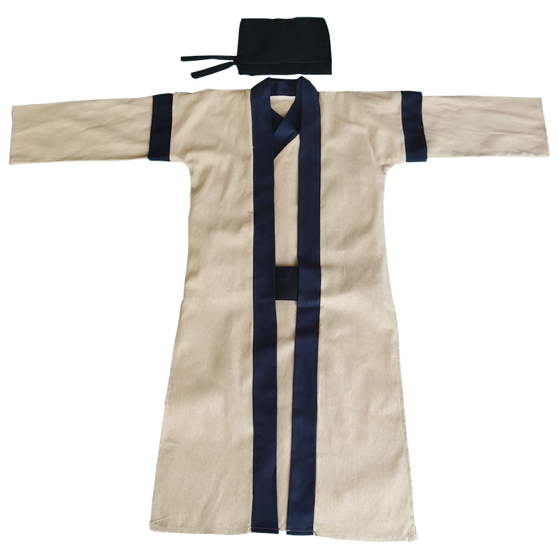 炎蔻古代平民百姓漢服老粗布古裝店小二服裝民國農(nóng)民演出衣服飾男