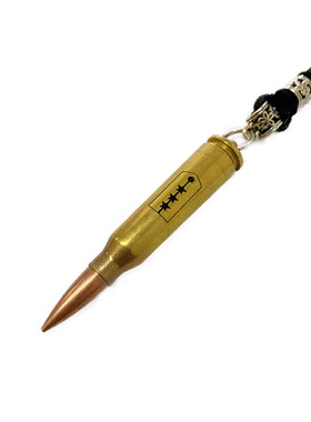 真子弹壳项链真子弹头军人钥匙扣