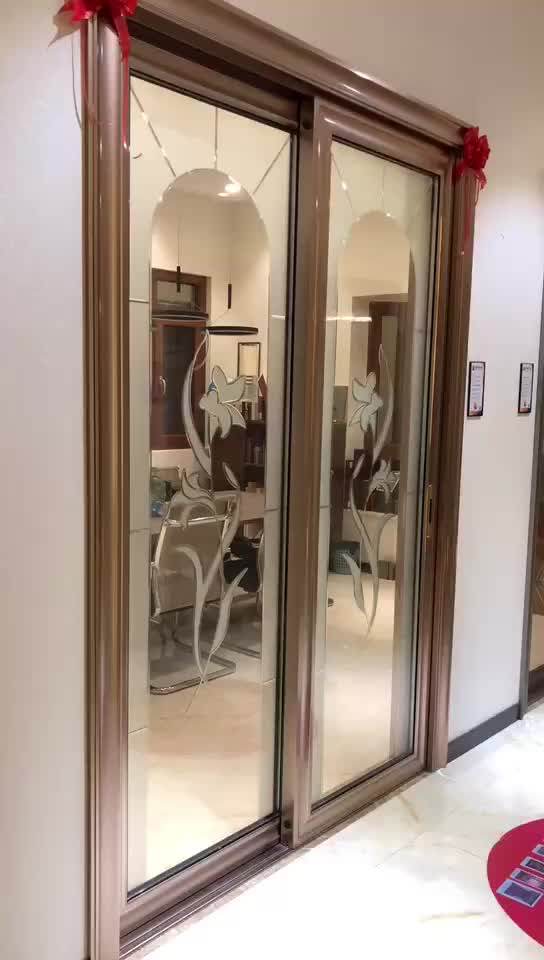Heavy Duty Heat Insulation Aluminum Double Glass Sliding Door Buy