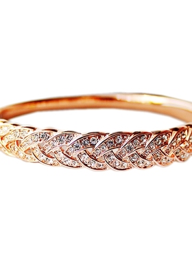 超闪满钻编织礼物名媛风聚会手镯