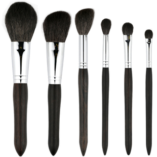 T系列黑檀木灰鼠毛化妆刷套刷散粉刷腮红刷动物毛化妆刷具一支装