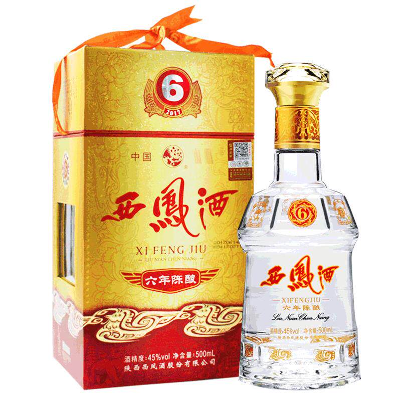 西凤酒六年陈酿单瓶装
