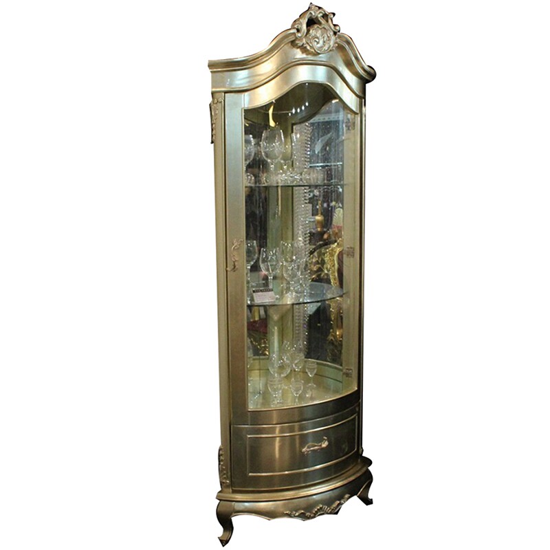 新古典后现代角柜欧式展示柜玻璃