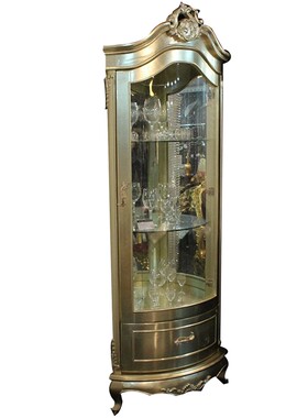 新古典后现代角柜欧式展示柜玻璃