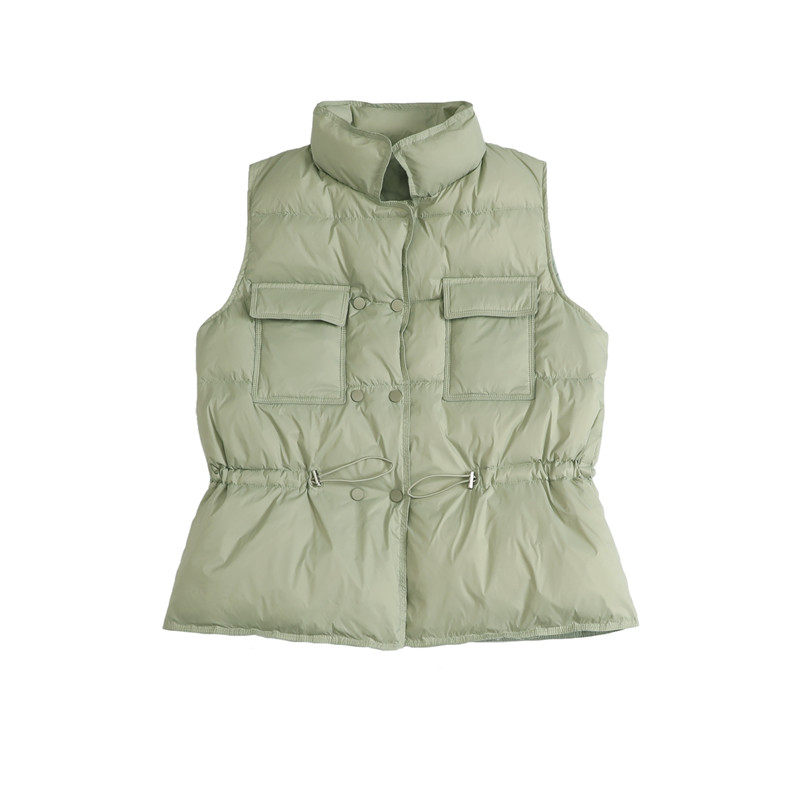 2024年秋冬新款羽绒马甲女短款坎肩百搭羽绒服背心马夹百搭外套潮