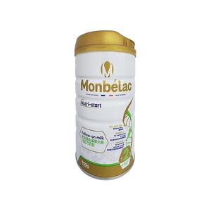 25.8月到期 梦贝朗2段 乳基婴儿配方奶粉 Monbelac 二段 6-12个月