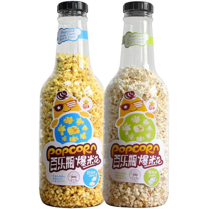 哈克焦糖味网红大瓶奶油大桶爆米花
