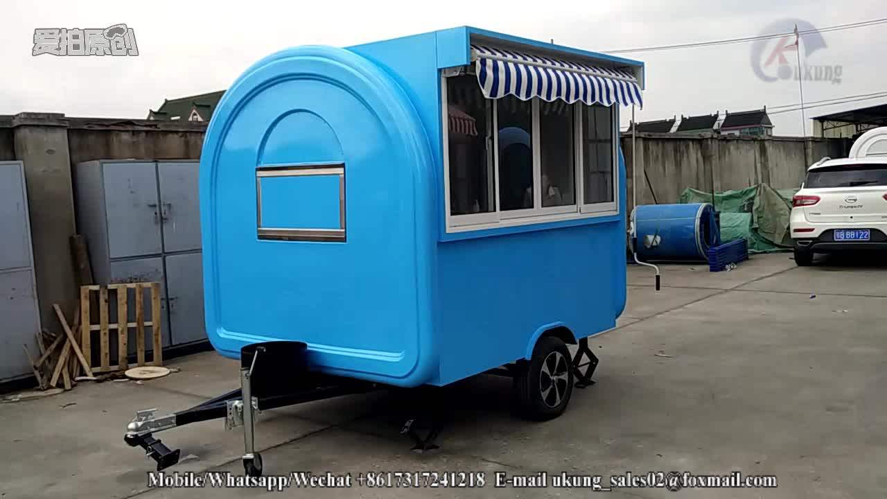 Ukung Mobile Ice Cream Truck With Fried Ice Cream Machine,New Desgin